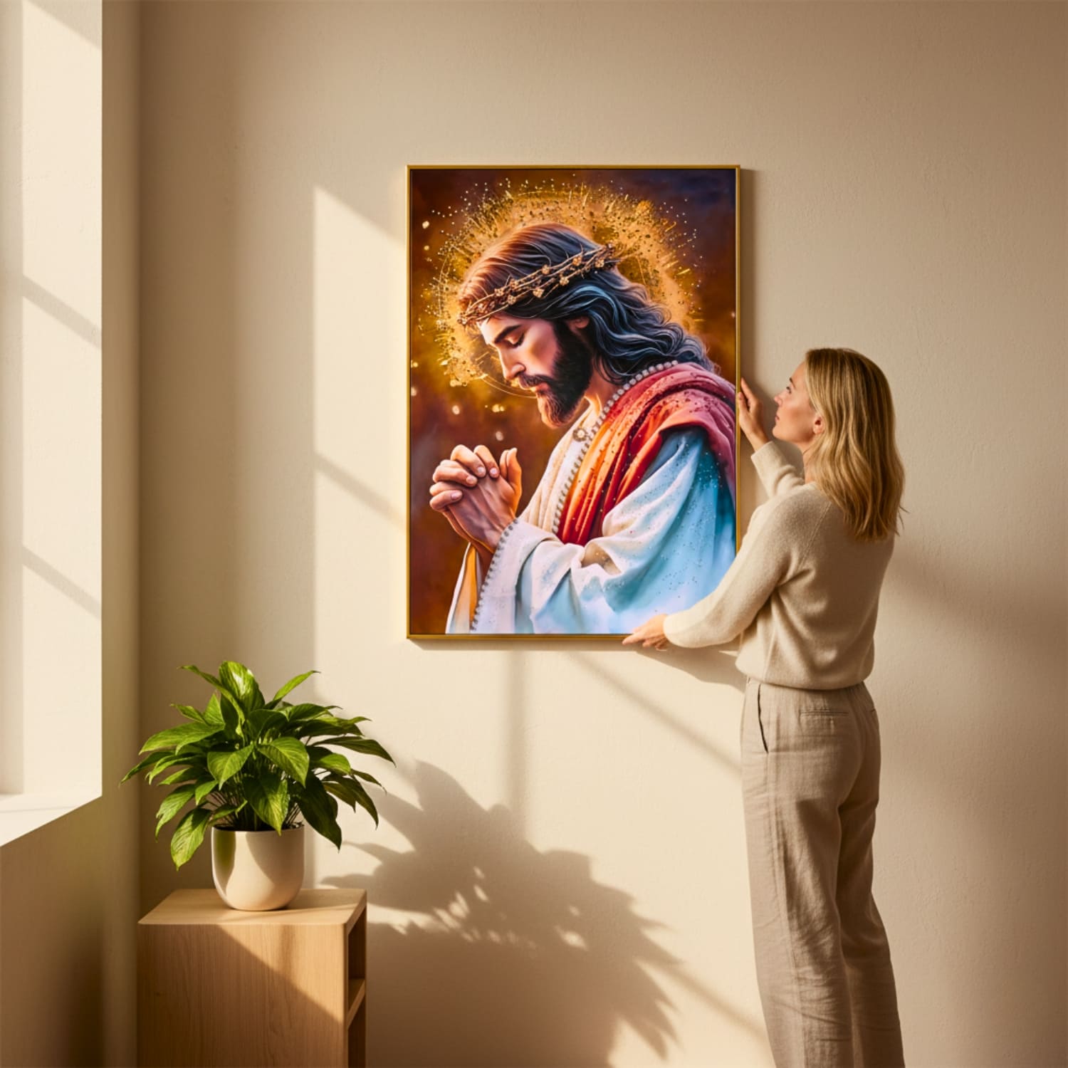 Sacred Canvas Jesus – Inspiring Faith for Everyday Living